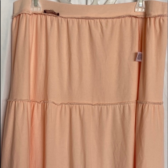 Nwot CROSBY Sz-XL MaxiSkirt,Light🍑Pink Color/Fabric-Soft,/Flowing/Comfortable - Picture 6 of 12